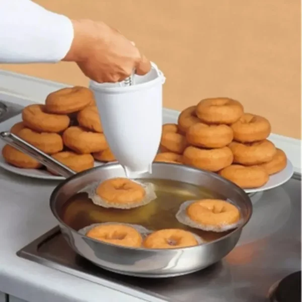 Hand-Pressed Mini Donut Maker – Manual Donut Batter Dispenser - Image 2