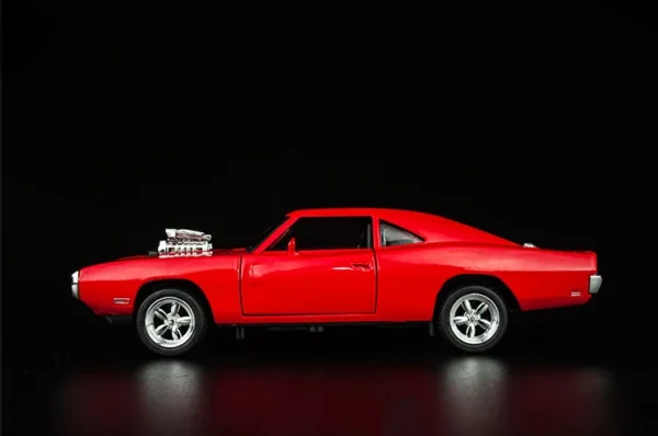 1:32 Diecast Dodge Charger Alloy Metal Pull Back Die-Cast Car Scale Model Pullback with Sound Light Mini